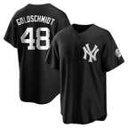 Johmsee NY.Yankees #48 Paul Goldschmidt Player Black Game Stitched Jerseys