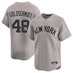 Johmsee NY.Yankees #48 Paul Goldschmidt Player Gray Limited Stitched Jerseys