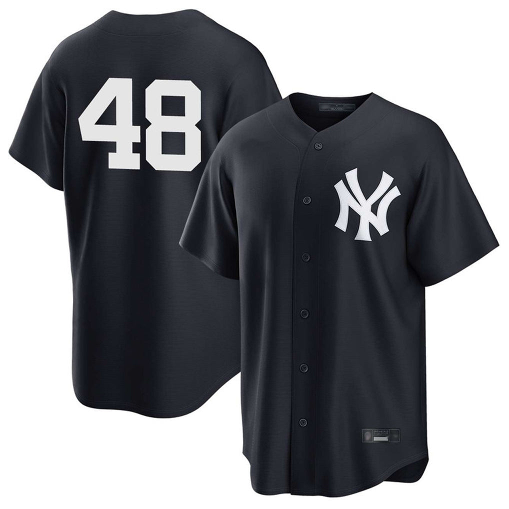 Johmsee NY.Yankees #48 Paul Goldschmidt Player Navy Game Stitched Jerseys
