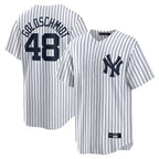 Johmsee NY.Yankees #48 Paul Goldschmidt Player White Game Home Stitched Jerseys