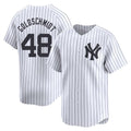 Johmsee NY.Yankees #48 Paul Goldschmidt Player White Limited Stitched Jerseys