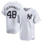 Johmsee NY.Yankees #48 Paul Goldschmidt Player White Limited Stitched Jerseys