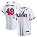 Johmsee NY.Yankees #48 Paul Goldschmidt Player White USA 2026 World Classic Limited Game Stitched Jerseys