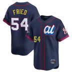 Johmsee NY.Yankees #54 Max Fried Player Navy All Star Limited Home Stitched Jerseys