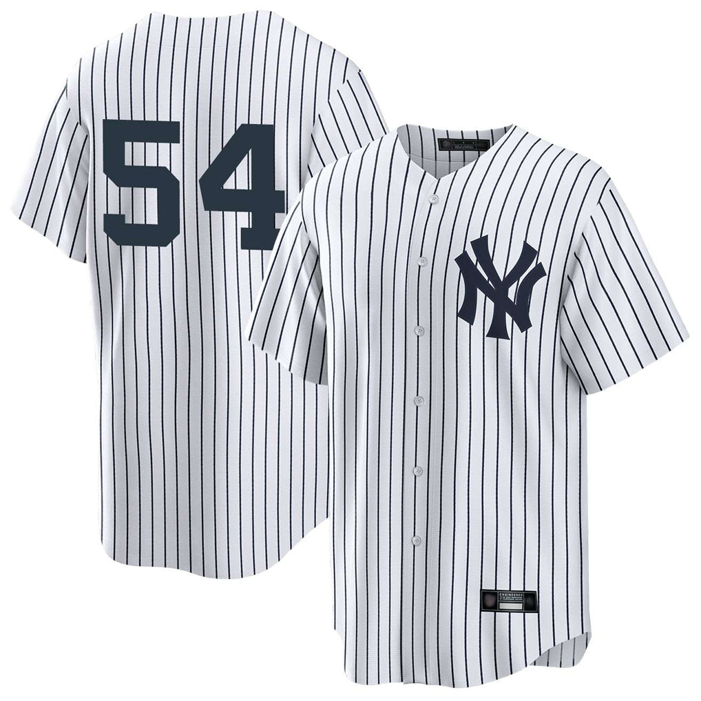 Johmsee NY.Yankees #54 Max Fried Player White Game Home Stitched Jerseys