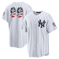 Johmsee NY.Yankees #99 Aaron Judge White USA 250 Fourth of July Home Stadium Jersey