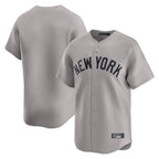 Johmsee NY.Yankees Blank Player Gray Limited Home Stitched Jerseys