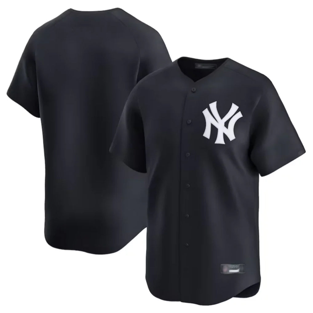 Johmsee NY.Yankees Blank Player Navy Limited Home Stitched Jerseys