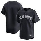 Johmsee NY.Yankees Blank Player Navy Limited Stitched Jerseys