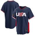 Johmsee NY.Yankees Blank Player Navy USA 2026 World Classic Limited Game Stitched Jerseys
