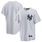 Johmsee NY.Yankees Blank Player White Game Stitched Jerseys