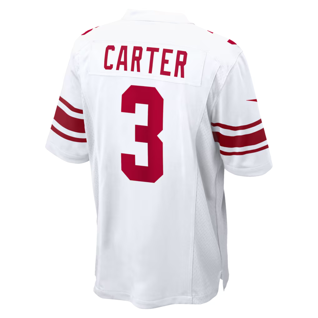 Johmsee NY.ork #3 Giants Abdul Carter  White Game Stitched Jerseys