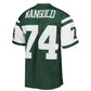 New York Jets #74 Nick Mangold Mitchell & Ness Legacy Replica Jersey - Green American Football Jerseys