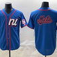 New York Mets National League Team Big Logo Blue 2025 All-Star Edition Limited Stitched Baseball Jersey