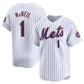 New York Mets #1 Jeff McNeil White 2024 Home Limited Stitched Baseball Jersey
