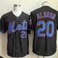 New York Mets #20 Pete Alonso Black 2025 Stitched Baseball Jersey
