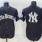New York Yankees Team Big Logo Black 'Gothic Legacy Edition' Vapor Premier Limited Stitched Baseball Jersey