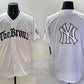 New York Yankees Team Big Logo White 'Gothic Legacy Edition' Vapor Premier Limited Stitched Baseball Jerseys