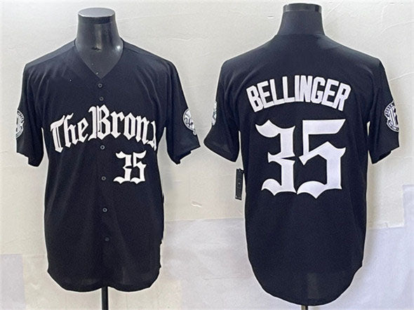 New York Yankees #35 Cody Bellinger Black 'Gothic Legacy Edition' Vapor Premier Limited Stitched Baseball Jersey