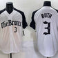 New York Yankees #3 Babe Ruth White Black 'Gothic Legacy Edition' Vapor Premier Limited Stitched Baseball Jersey