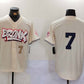 New York Yankees #7 Mickey Mantle Cream Limited Stitched Baseball Jersey