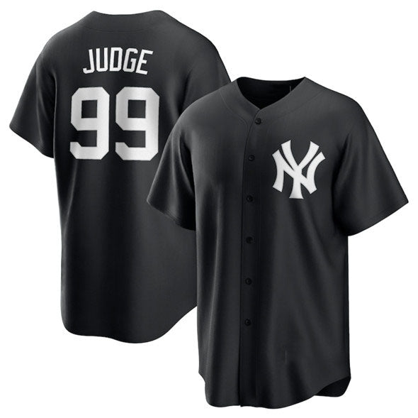 New York Yankees #99 Aaron Judge Black Lights Out Limited Stitched Baseball Jersey