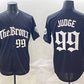 New York Yankees #99 Aaron Judge Black 'Gothic Legacy Edition' Vapor Premier Limited Stitched Baseball Jersey