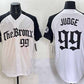 New York Yankees #99 Aaron Judge White Black 'Gothic Legacy Edition' Vapor Premier Limited Stitched Baseball Jersey