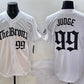 New York Yankees #99 Aaron Judge White 'Gothic Legacy Edition' Vapor Premier Limited Stitched Baseball Jersey