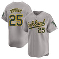 Johmsee Athletics #25 Brent Rooker Player Kelly Grey Home Limited Personalized Jerseys