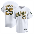 Johmsee Athletics #25 Brent Rooker White Home Limited Player Jersey American Stitched Personalized Jerseys