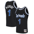 Johmsee O.Magic #1 Tracy McGrady Mitchell & Ness Black Hardwood Classics Swingman Jerseys