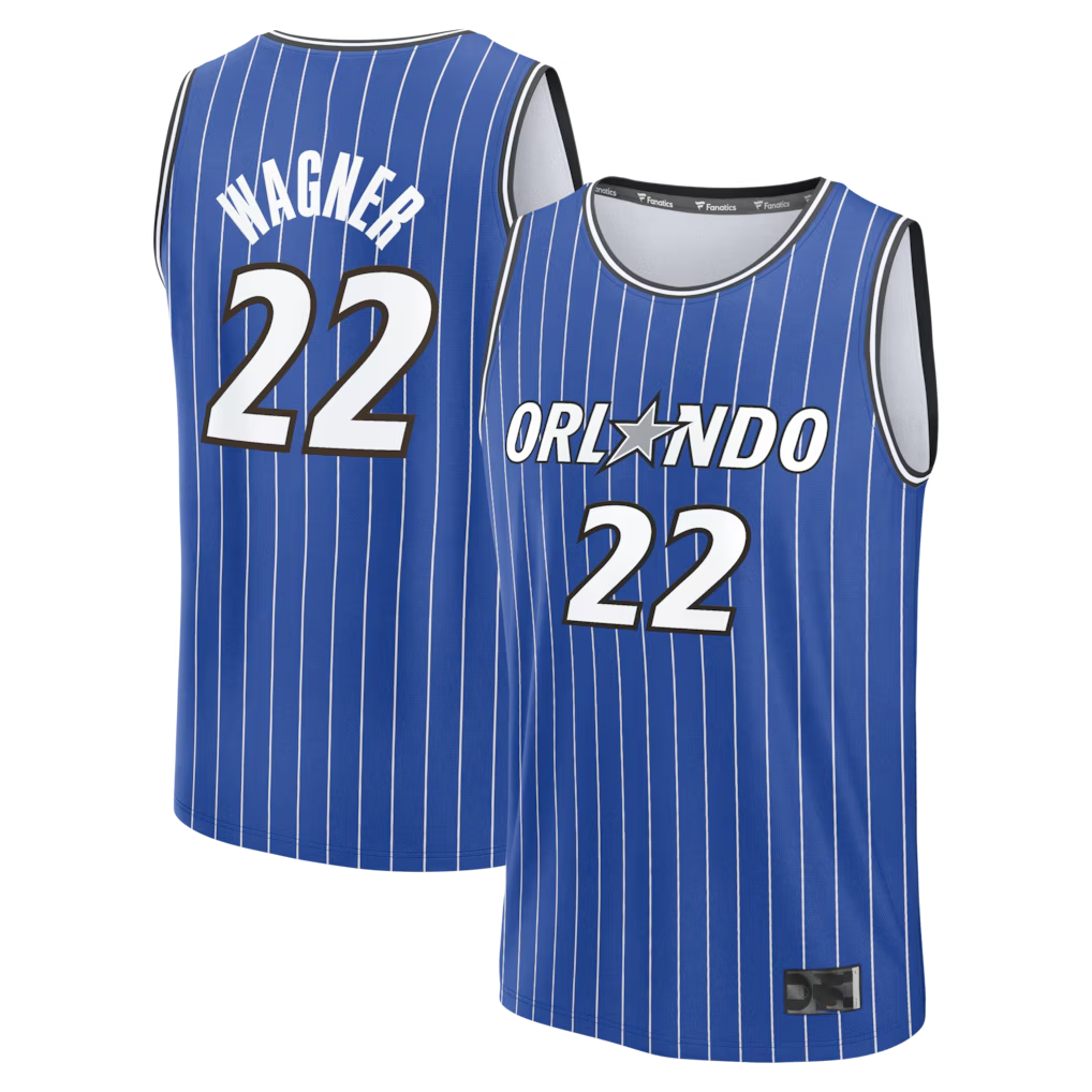 Johmsee O.Magic #22 Franz Wagner Blue Fast Break Replica Player Jerseys - Icon Edition