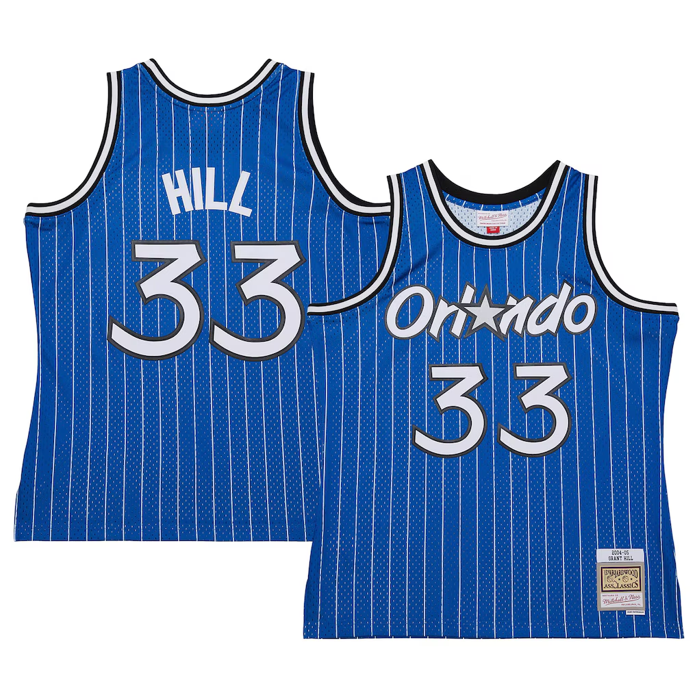 Johmsee O.Magic #33 Grant Hill Mitchell & Ness Blue 2004-05 Hardwood Classics Swingman Jerseys