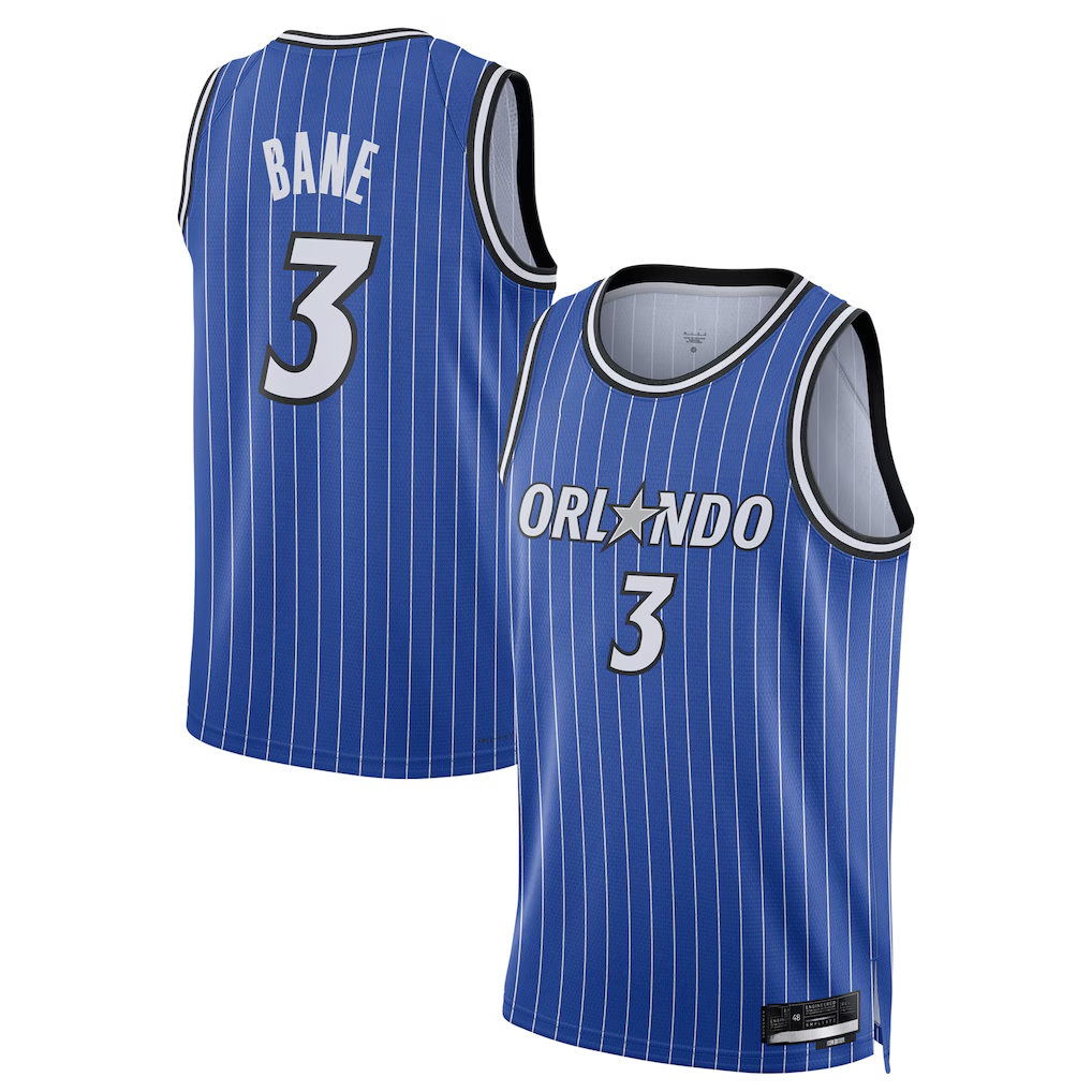 Johmsee O.Magic #3 Desmond Bane Blue Swingman Player Jerseys - Icon Edition