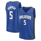 Johmsee O.Magic #5 Paolo Banchero  Blue Fast Break Replica Player Jerseys - Statement Edition