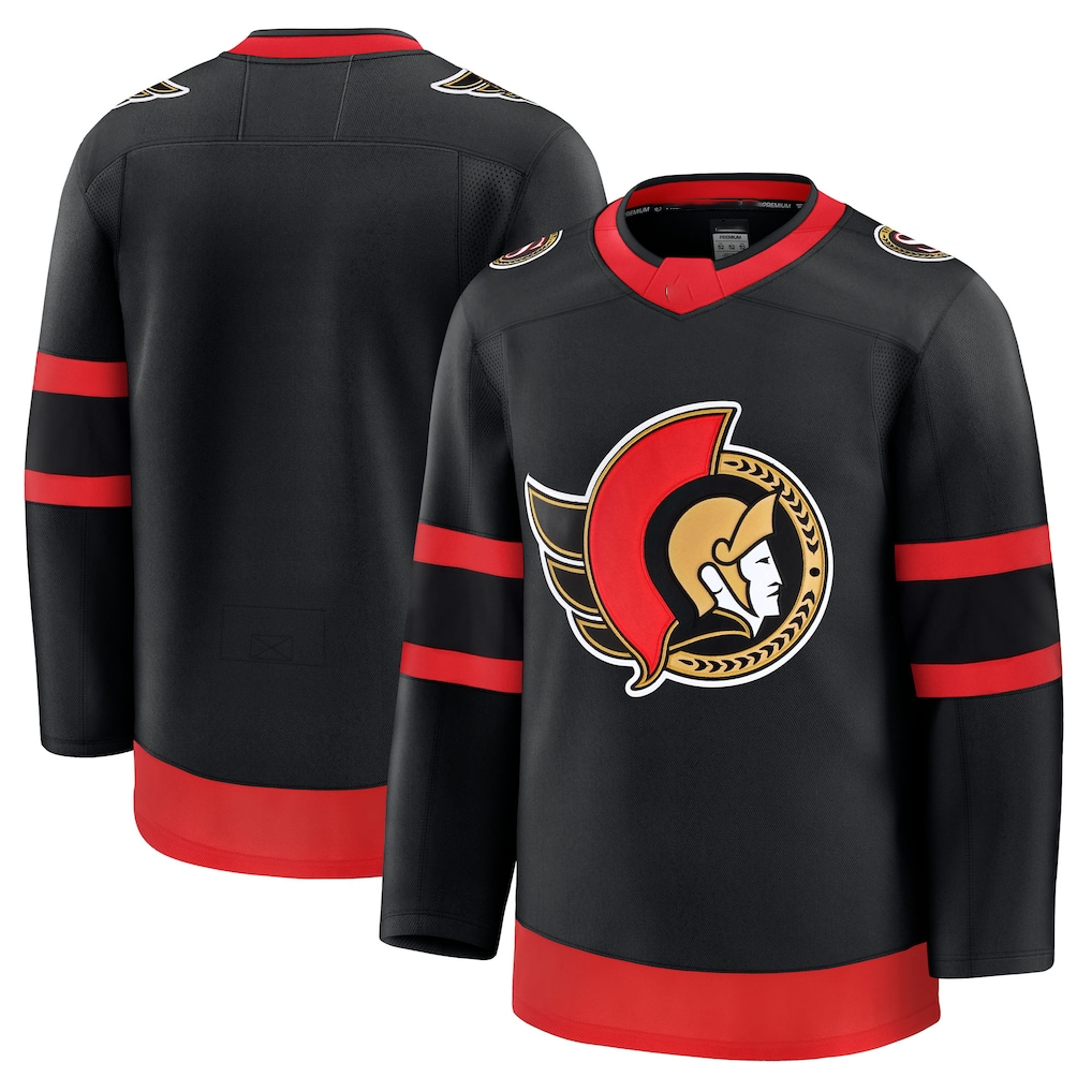 Johmsee O.Senators Black Home Premium Jerseys