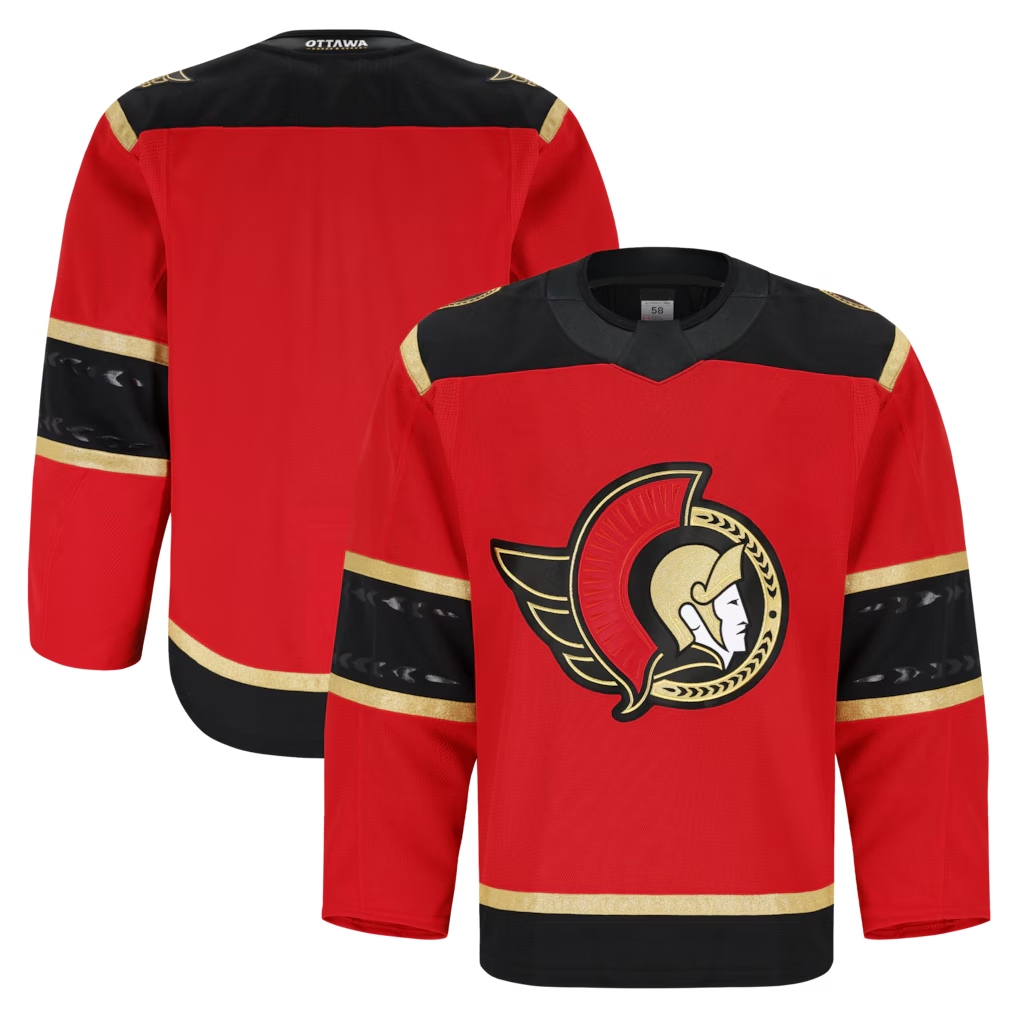 Johmsee O.Senators Red Alternate Authentic Pro Jerseys