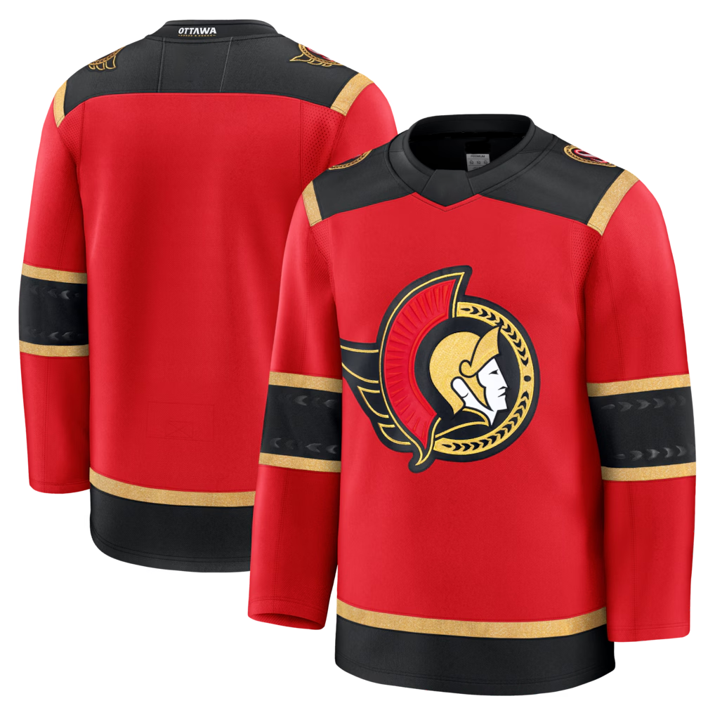 Johmsee O.Senators Red Alternate Premium Jerseys