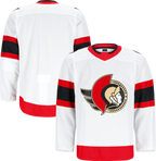 Johmsee O.Senators White Away Authentic Pro Jerseys