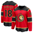 Johmsee O.Senators #18 Tim Stutzle Red Alternate Breakaway Jerseys
