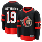 Johmsee O.Senators #19 Drake Batherson Black Home Breakaway Jerseys