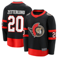 Johmsee O.Senators #20 Fabian Zetterlund Black Home Breakaway Jerseys