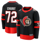 Johmsee O.Senators #72 Thomas Chabot Black Home Breakaway Jerseys