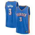 Johmsee OC.Thunder #3 Jared McCain Blue Fast Break Replica Stitched Jerseys - Icon Edition