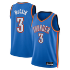 Johmsee OC.Thunder #3 Jared McCain Blue Swingman Stitched Jerseys- Icon Edition