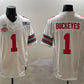 O.State Buckeyes #1 Buckeyes White 2025 CFP Final With National Champions Patch F.U.S.E. Vapor Limited Stitched Football American College Jerseys