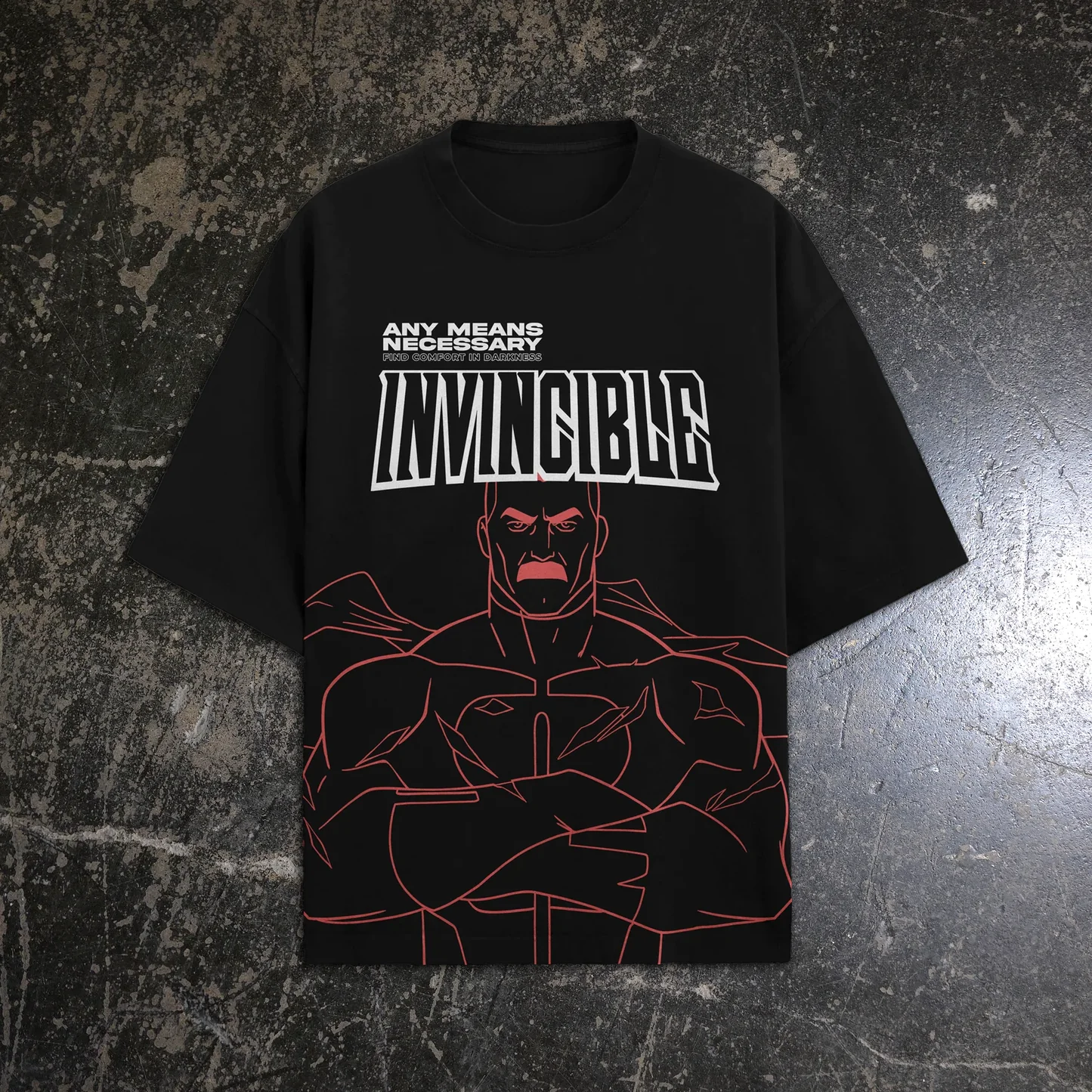 Cheap T-Shirt Omni-Man Line Art Series T-Shirt