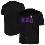 Johmsee P.76ers Profile Black Big & Tall Pop Jerseys
