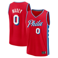 Johmsee P.76ers #0 Tyrese Maxey Jordan Brand Red Swingman Jerseys - Statement Edition